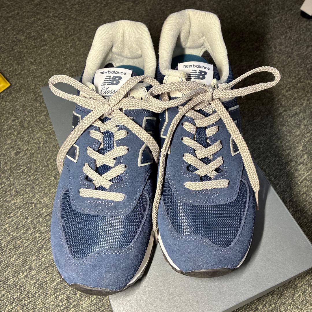 new balance ML574EVN ネイビー 26.0cm