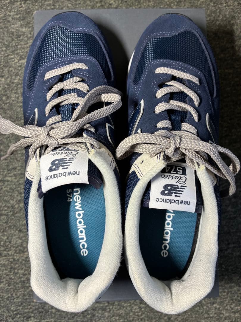new balance ML574EVN ネイビー 26.0cm
