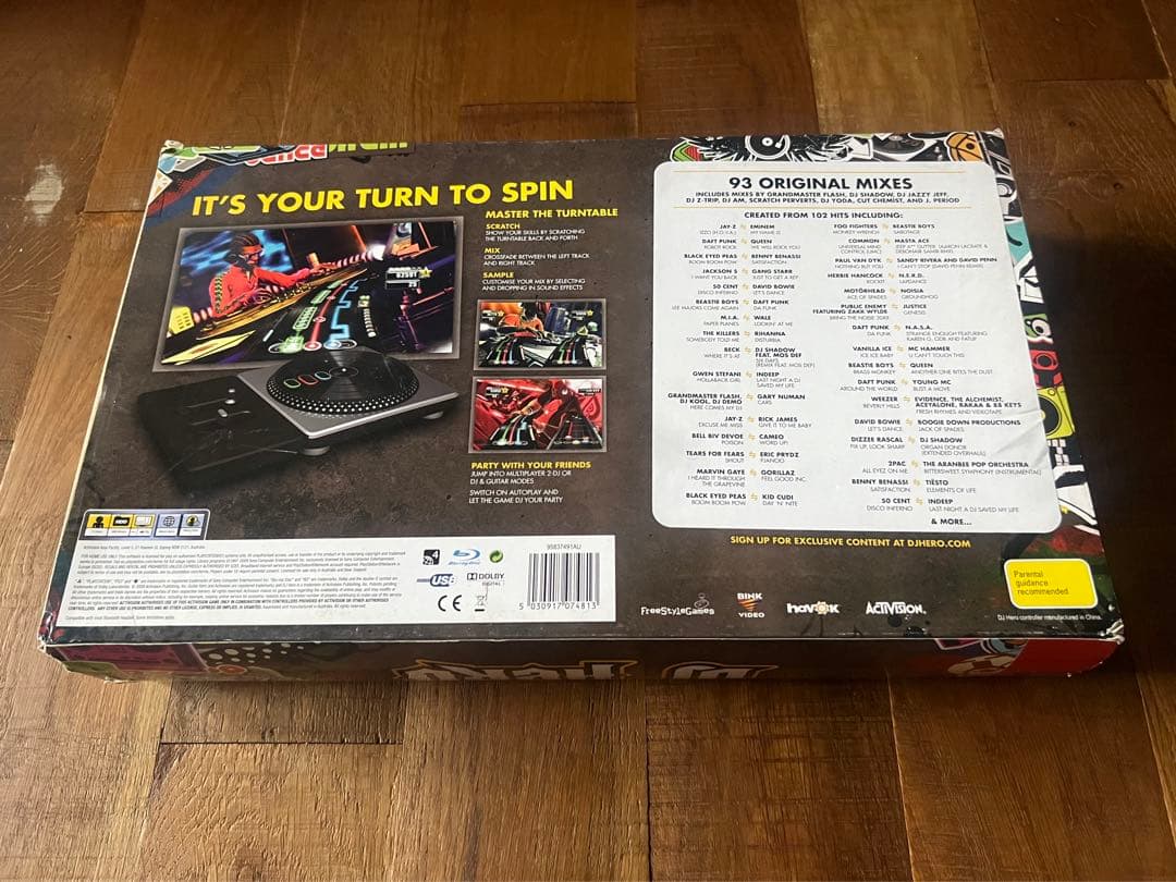 PS3 DJ HERO TURNTABLE KIT 海外版