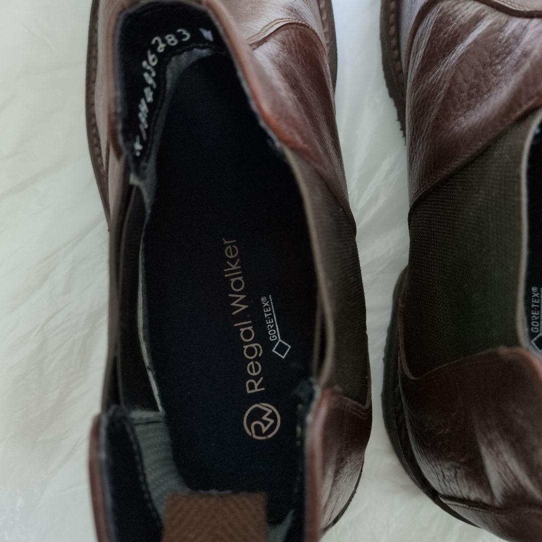 ブラウン サイドゴアブーツ 283サイズ