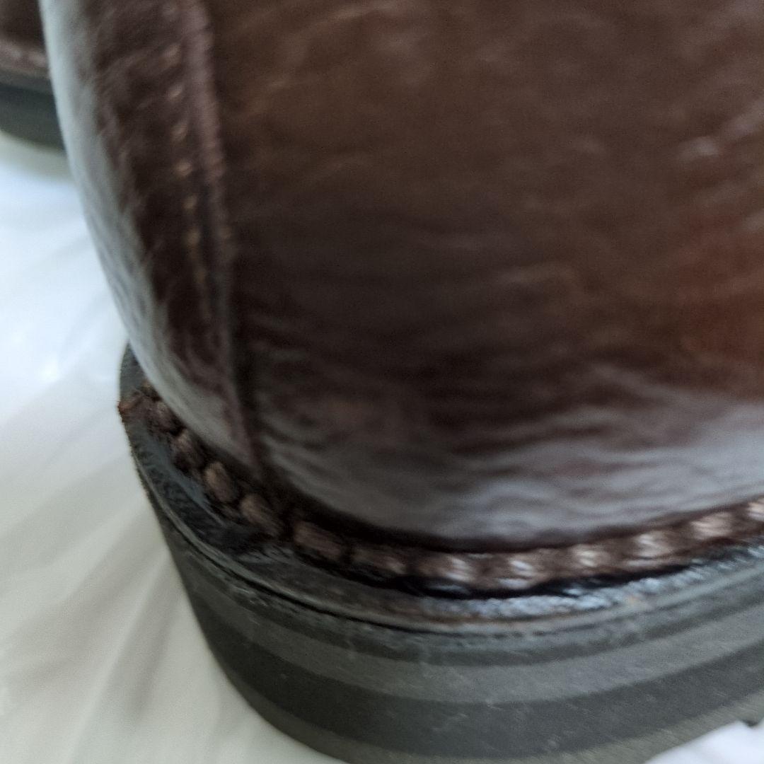 ブラウン サイドゴアブーツ 283サイズ