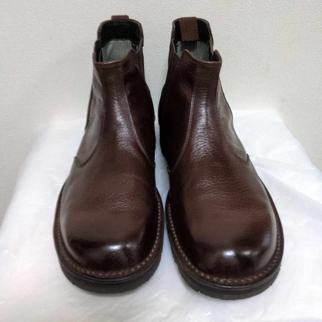 ブラウン サイドゴアブーツ 283サイズ