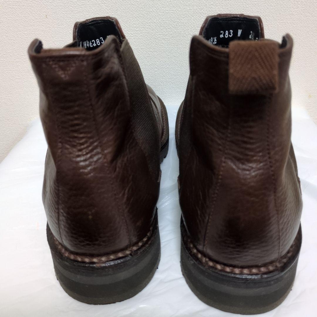 ブラウン サイドゴアブーツ 283サイズ