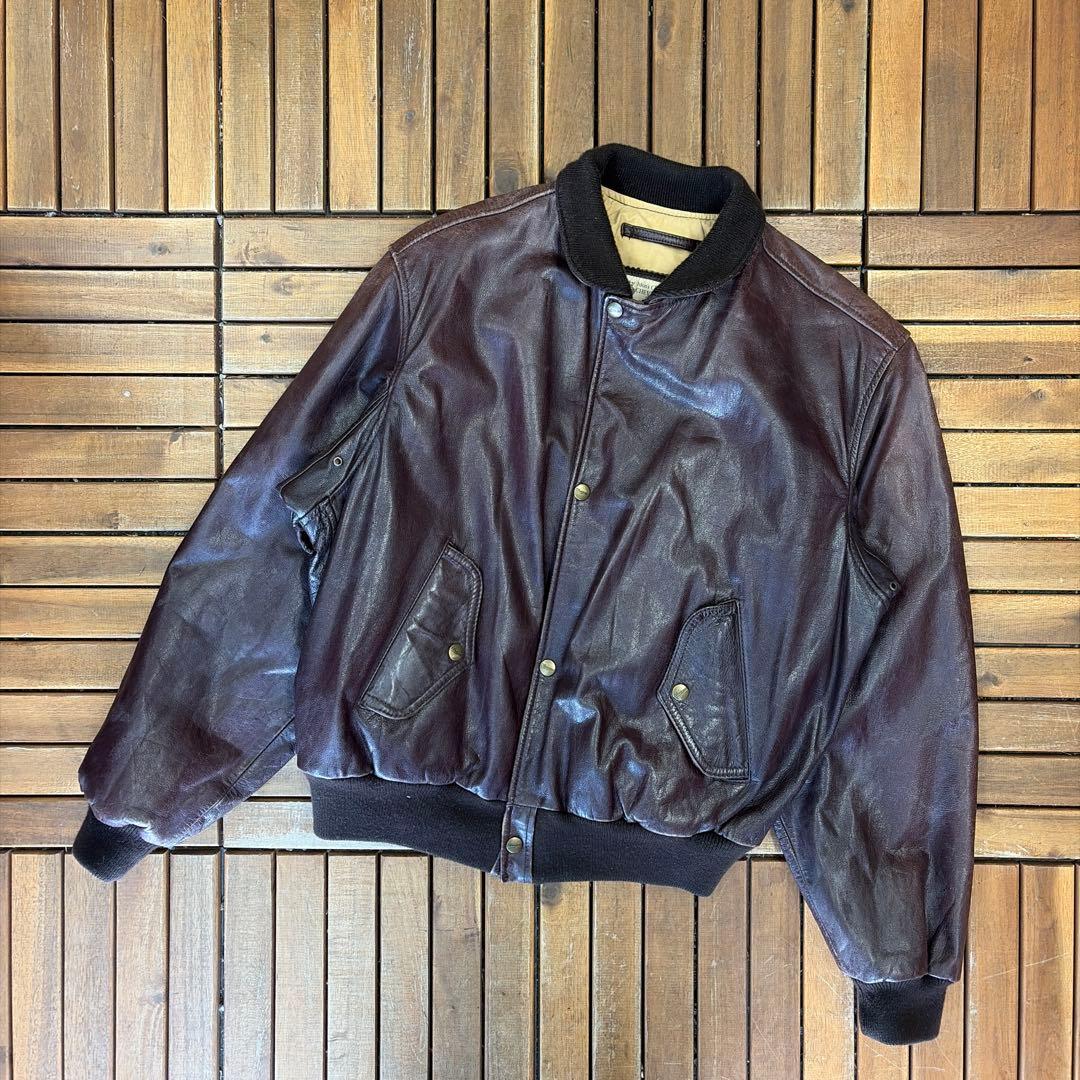 80s CHEVIGNON シェビニオン A-2 フライトジャケット