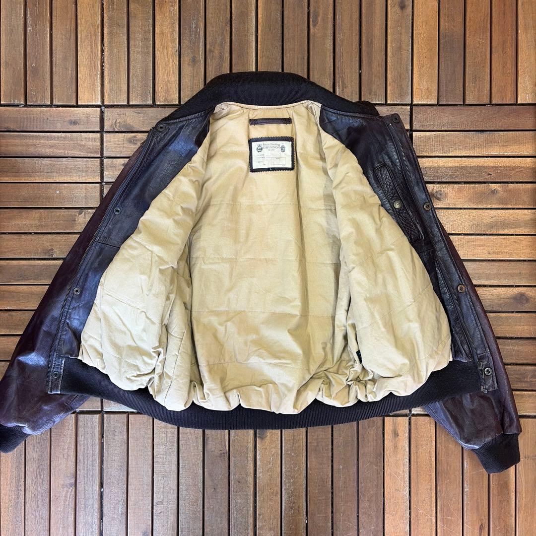 80s CHEVIGNON シェビニオン A-2 フライトジャケット
