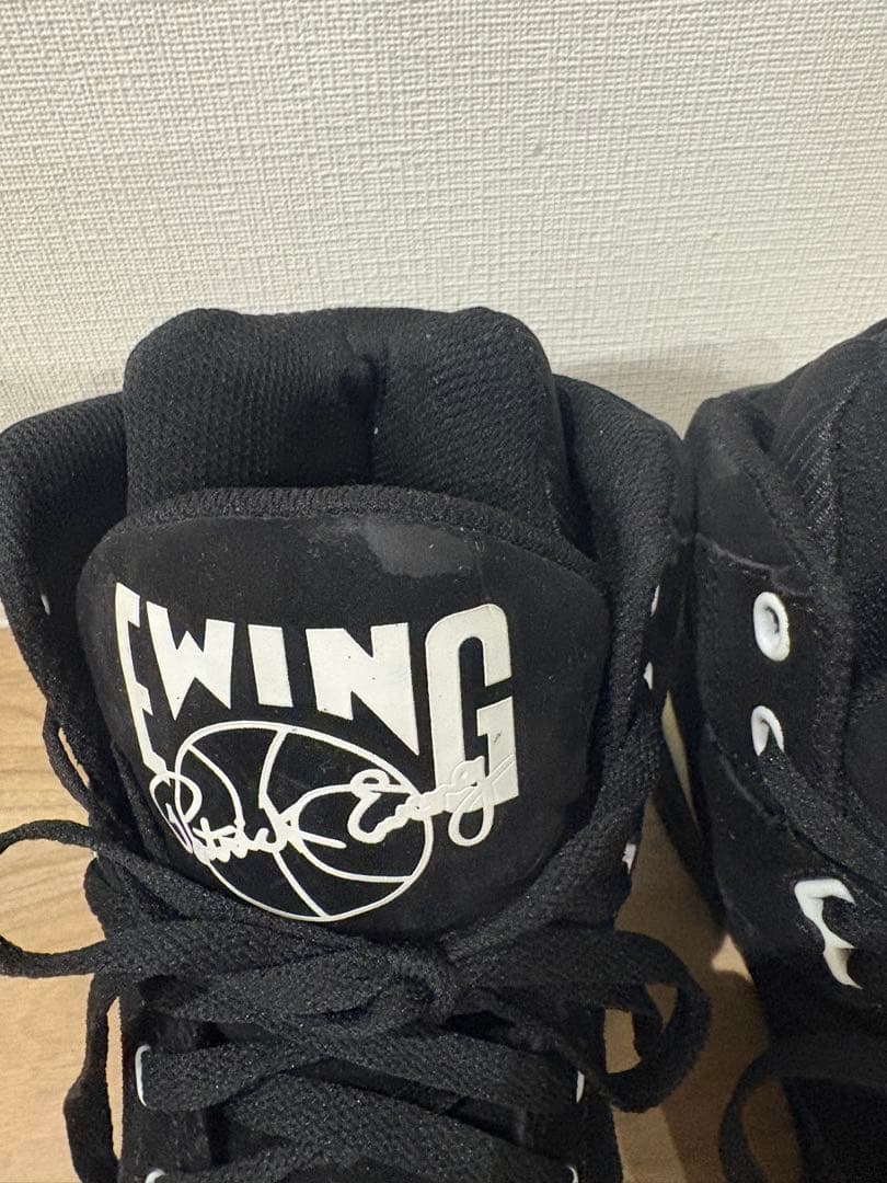 Ewing ブラック ハイカット シューズ バスケットシューズ　スニーカー