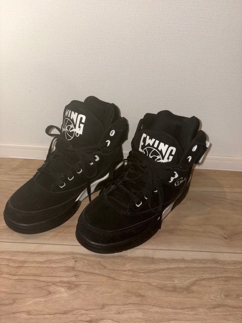 Ewing ブラック ハイカット シューズ バスケットシューズ　スニーカー