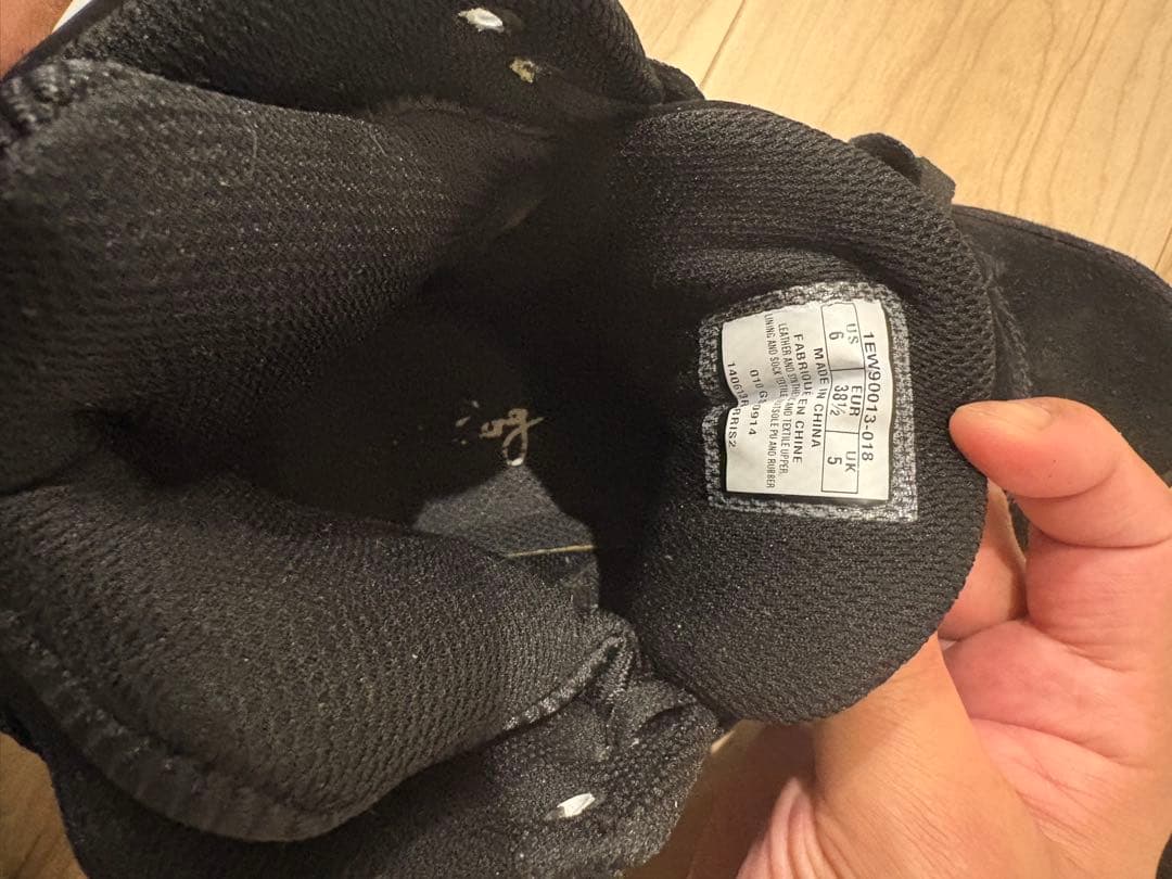 Ewing ブラック ハイカット シューズ バスケットシューズ　スニーカー