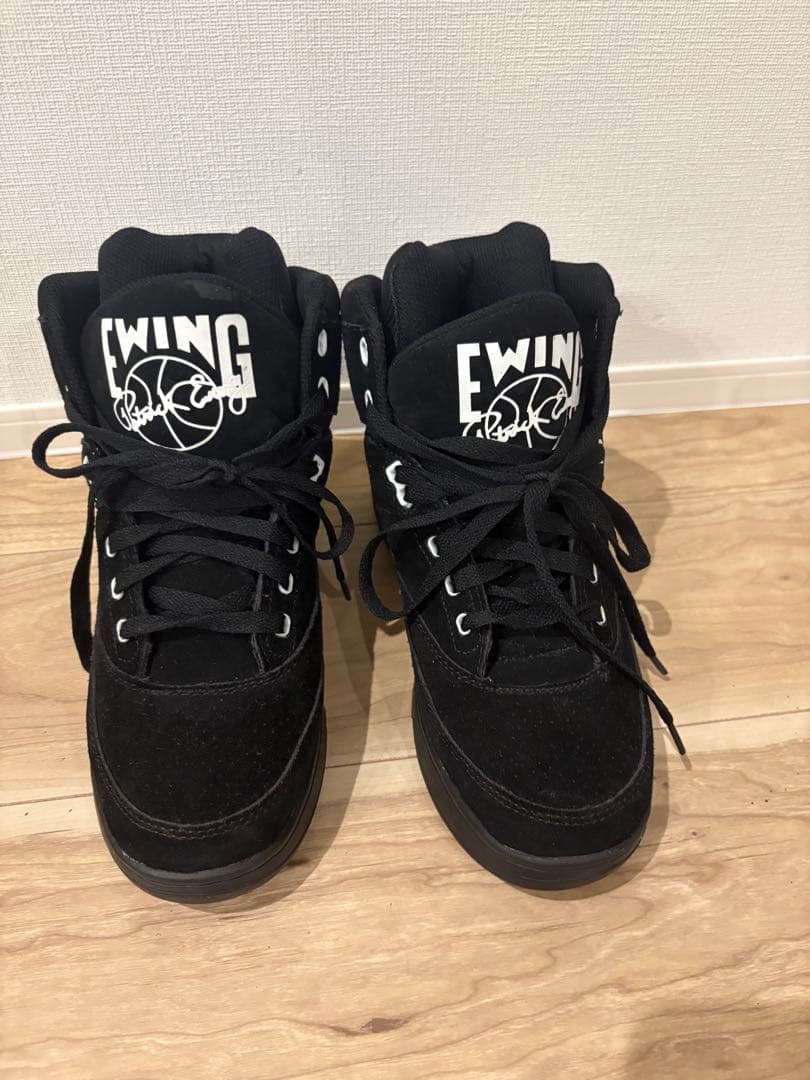 Ewing ブラック ハイカット シューズ バスケットシューズ　スニーカー