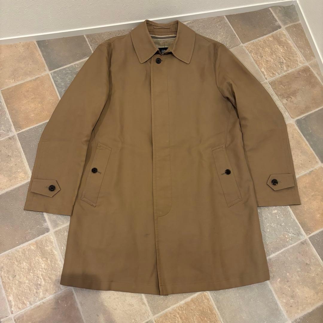 【美品】襟裏&ライナー メガチェック バーバリーロンドン ステンカラーコート