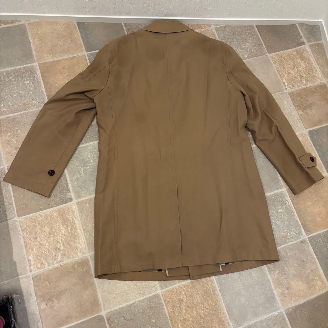 【美品】襟裏&ライナー メガチェック バーバリーロンドン ステンカラーコート