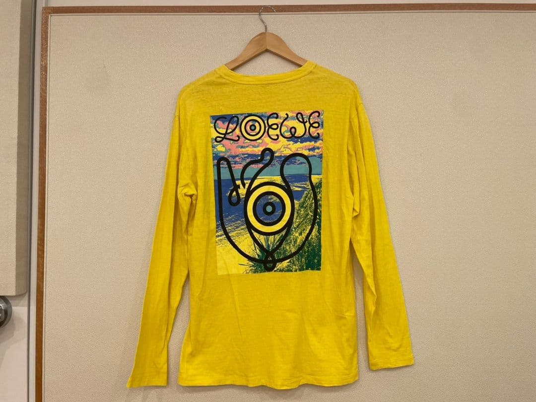 LOEWE イエロー 長袖カットソー