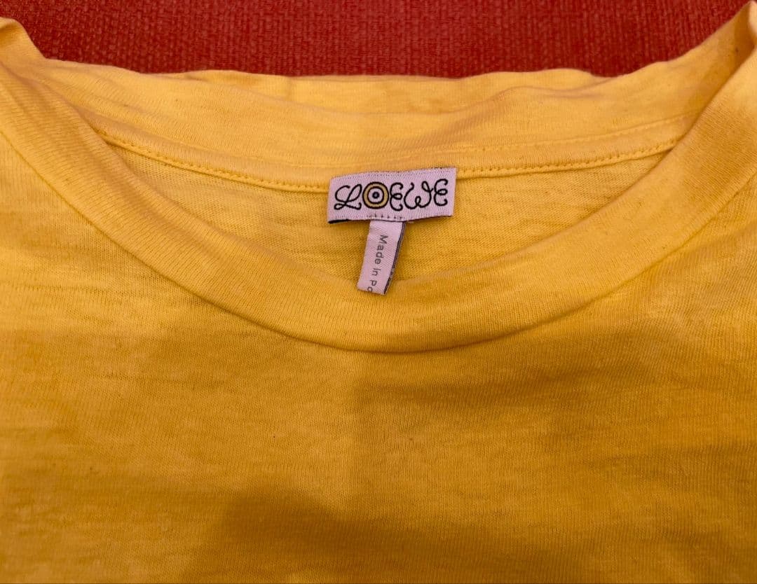 LOEWE イエロー 長袖カットソー