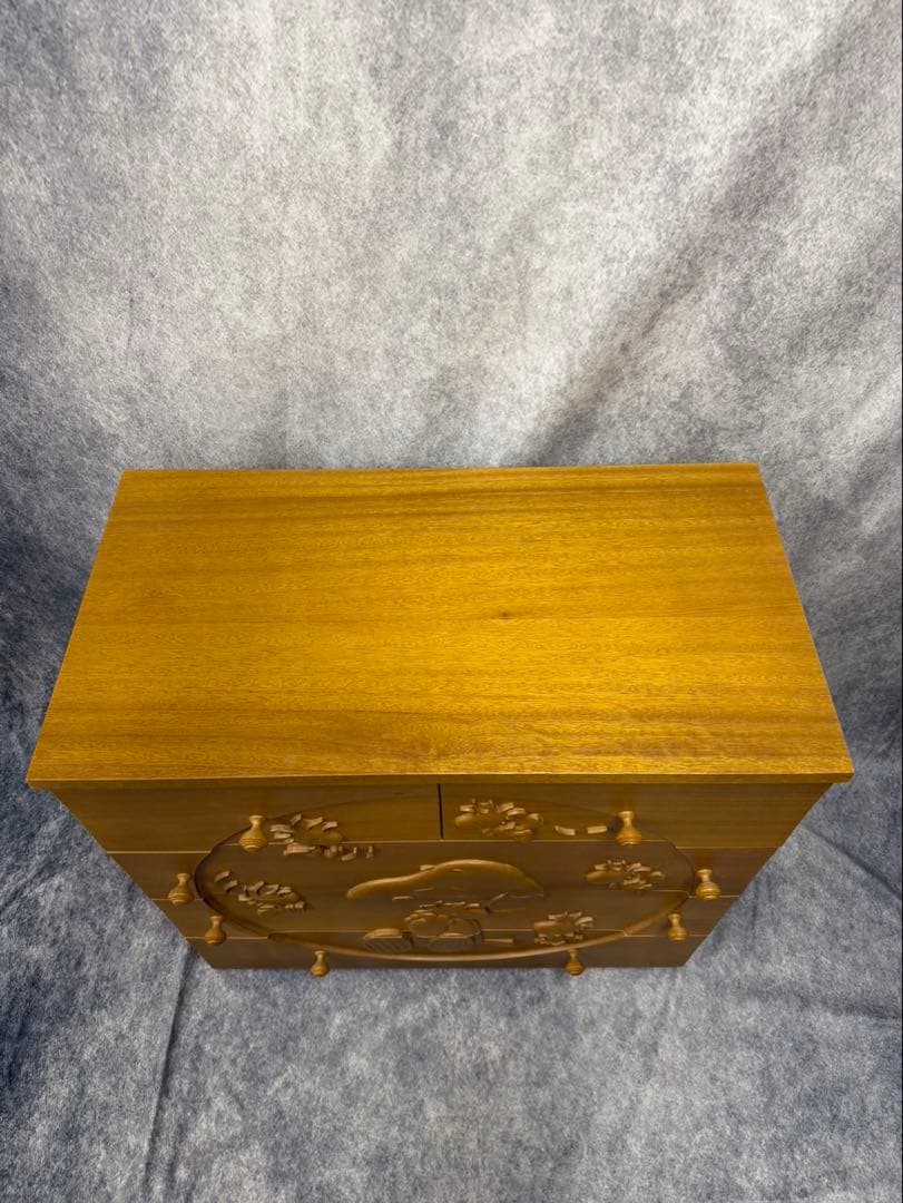 希少 スヌーピー PEANUTS チェスト 手彫り 木彫り レトロ アンティーク