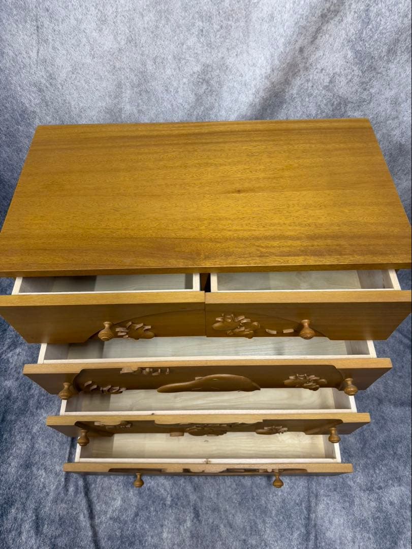 希少 スヌーピー PEANUTS チェスト 手彫り 木彫り レトロ アンティーク