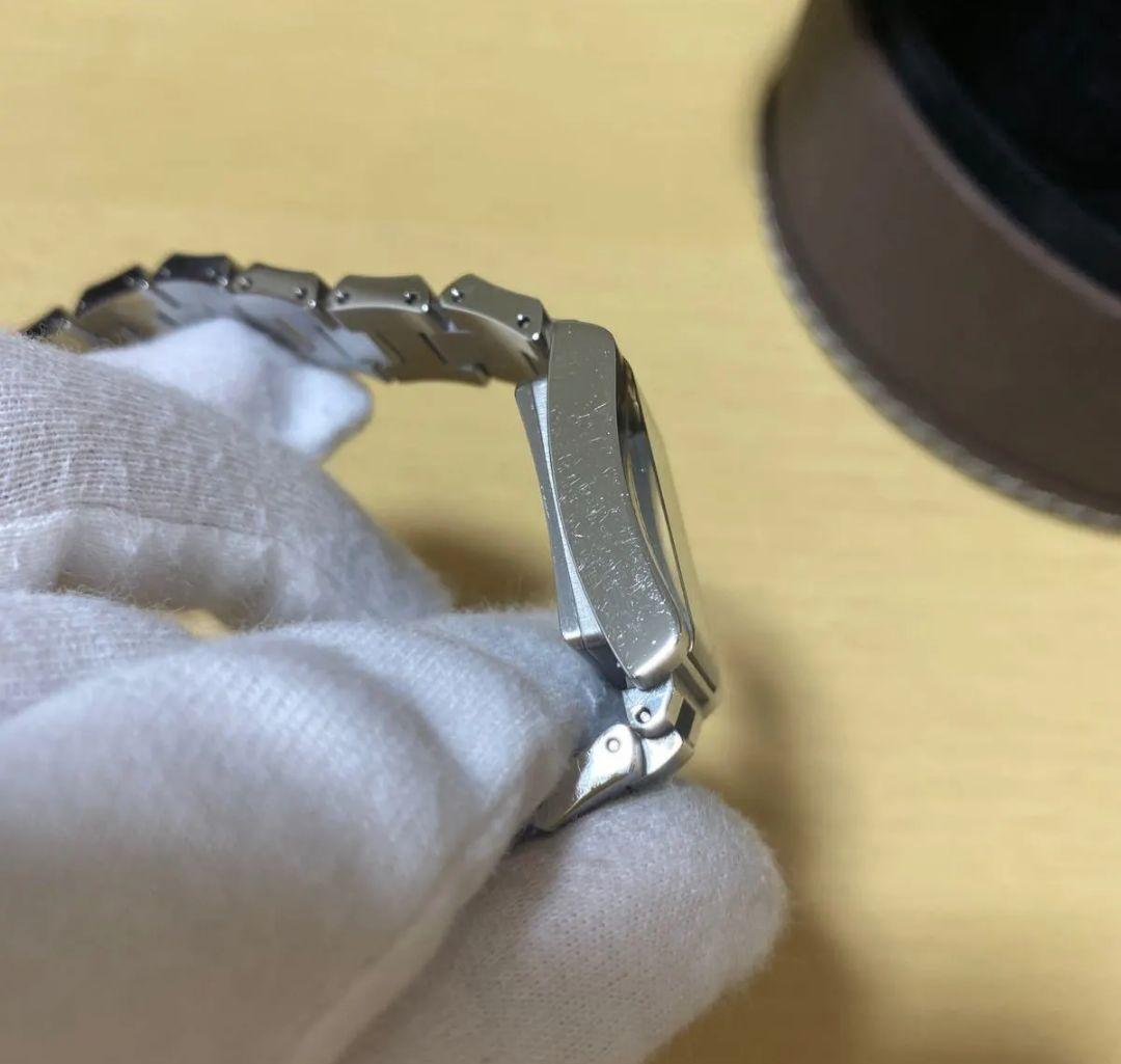 値下げ ハミルトン　腕時計　レディース　スクエア　シルバー