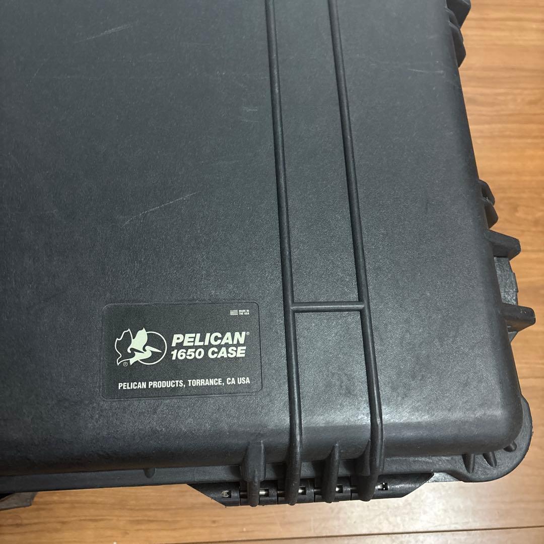 米軍放出品　PELICAN CASE 1650 ブラック　送料無料