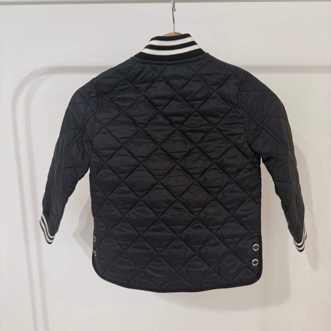 m*i様 BURBERRY キッズ キルティングジャケット ブラック 116cm