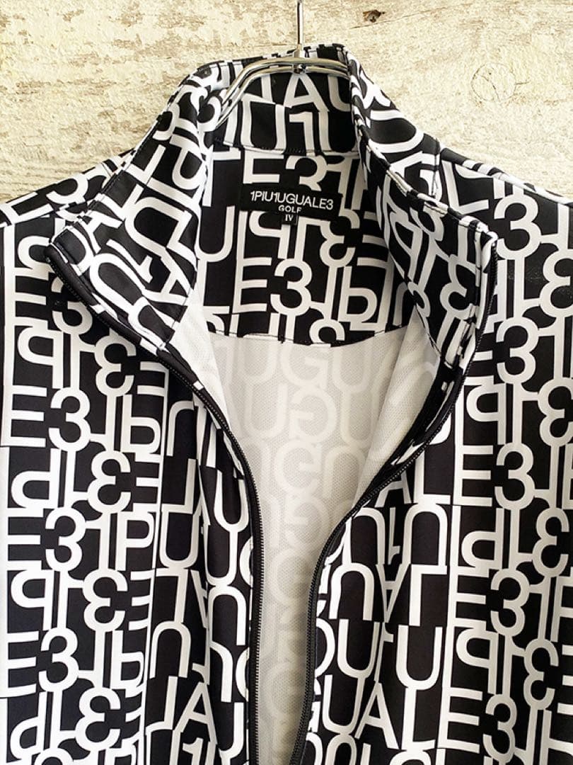 1PIU1UGUALE3 GOLF ウノピゥゴルフ ロゴブルゾン‼️