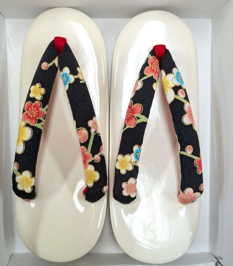 新品未使用 七五三 7歳 草履 バッグ セット 花柄 可愛い 一式