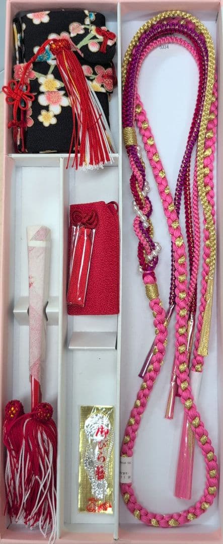 新品未使用 七五三 7歳 草履 バッグ セット 花柄 可愛い 一式