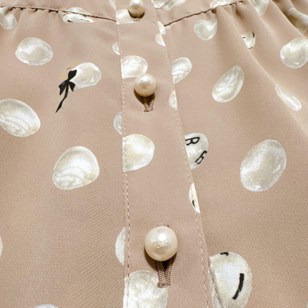 【新品未使用】インゲボルグ　パール水玉pt.チュニック　ブラウス