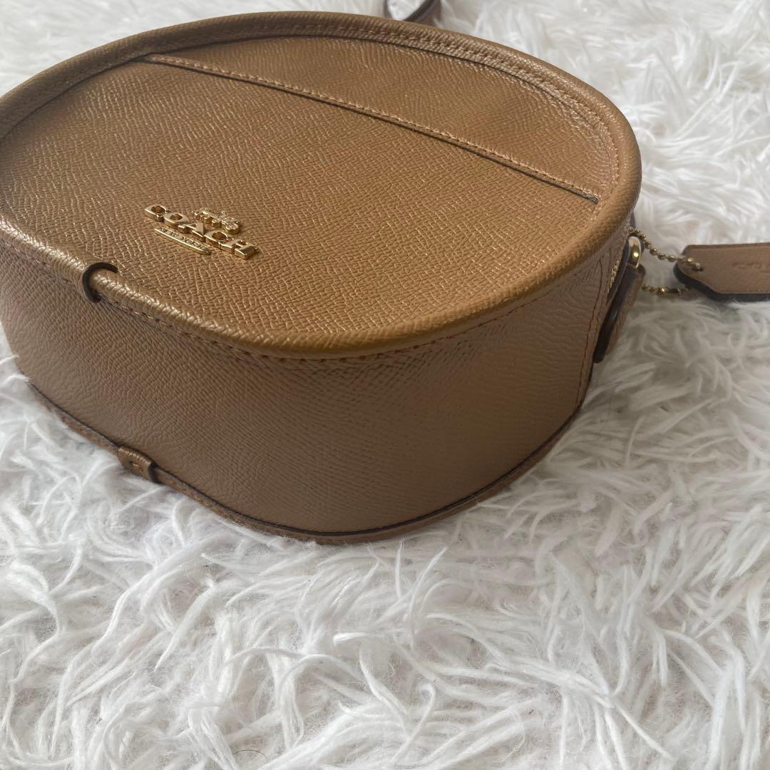 未使用級　現行　コーチ　ショルダーバッグ　キャンティーン　クロスボディ　レザー