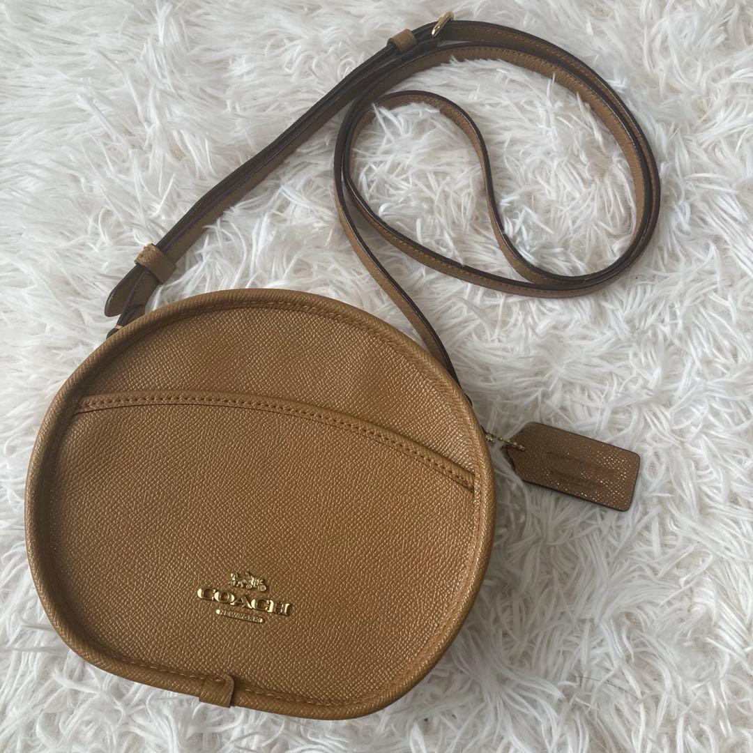 未使用級　現行　コーチ　ショルダーバッグ　キャンティーン　クロスボディ　レザー
