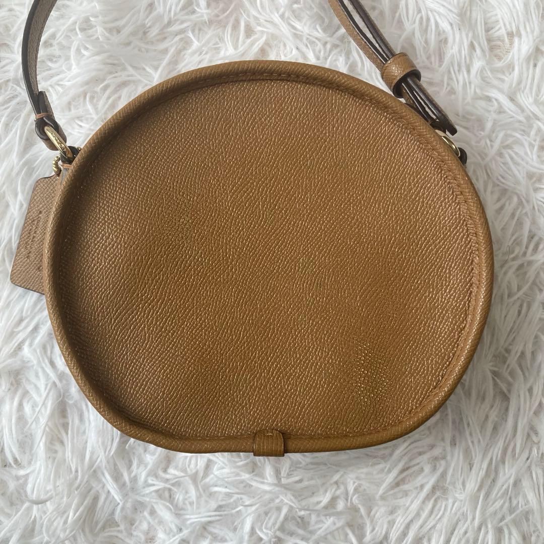 未使用級　現行　コーチ　ショルダーバッグ　キャンティーン　クロスボディ　レザー