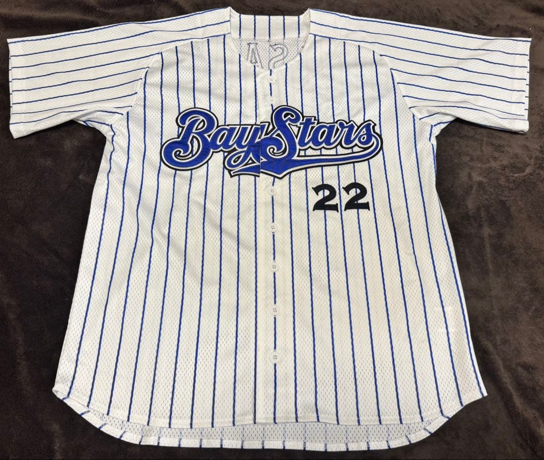 横浜DeNAベイスターズ 復刻ホームユニフォーム ＃22佐々木 Lサイズ