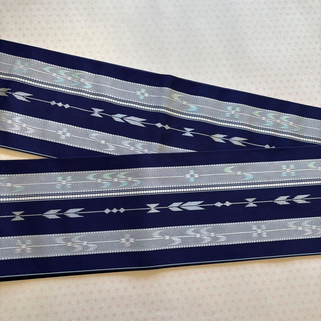 OB74本場筑前博多織小袋帯(半幅帯) 椿 本袋　正絹　新品