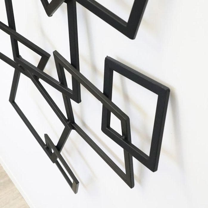 北欧風アイアンウォールアートパネル 幾何学 壁飾り アートパネル（24）