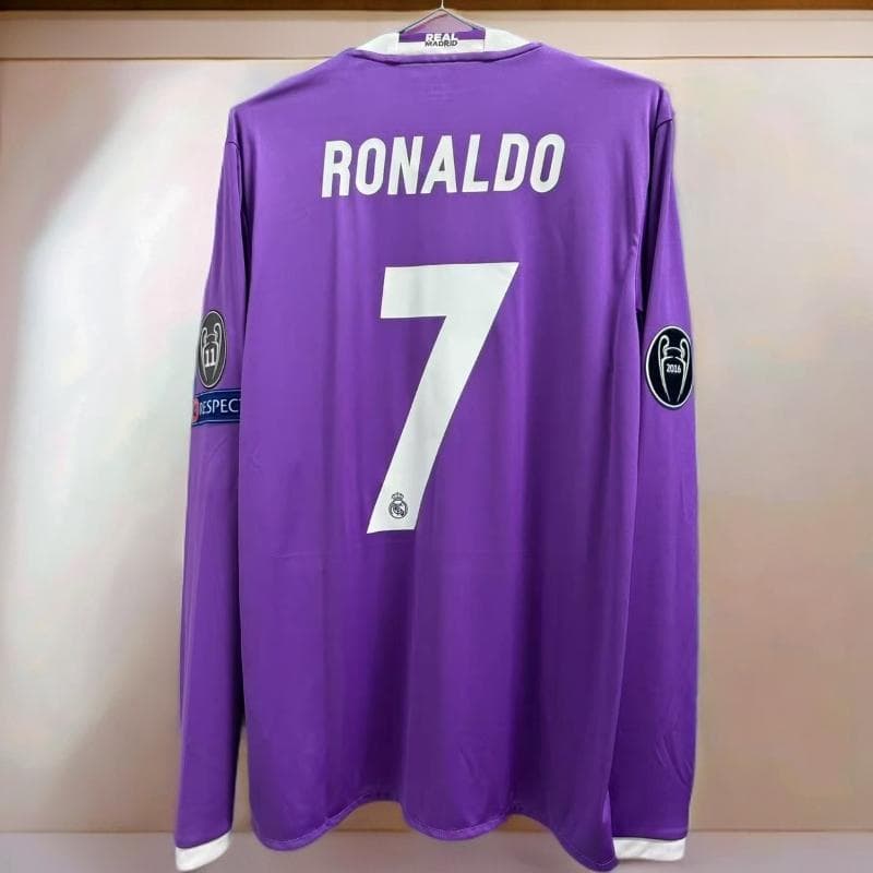 16-17 レアル・マドリード RONALDO 背番号7 長袖 シャツ