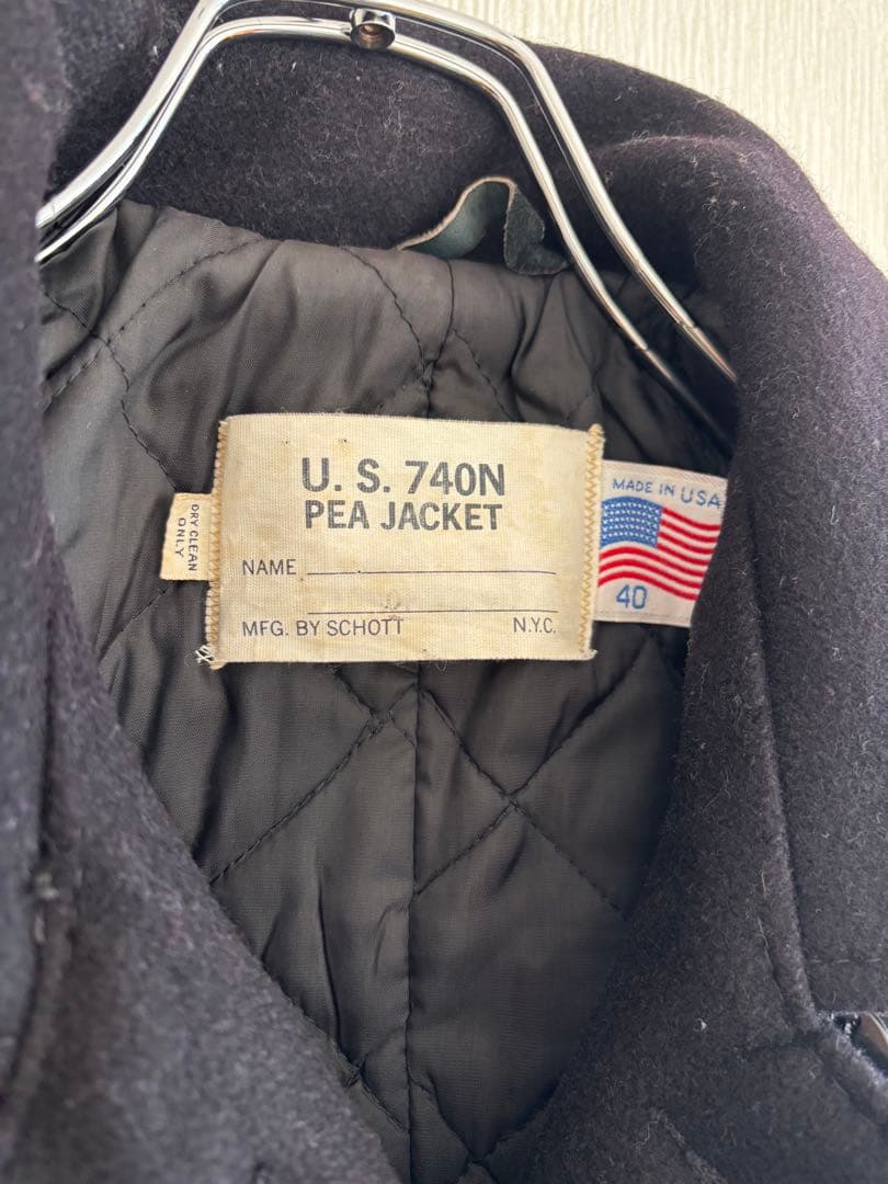 Schott ショット Pコート ピーコート ビンテージ USA製 740N
