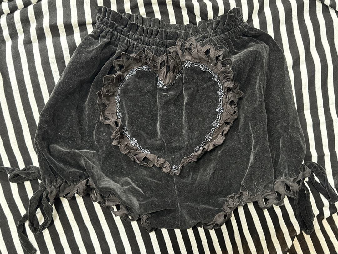 GARAUS Cornet コルネット 黒 別珍 ドロワーズ ロリィタ ブルマ