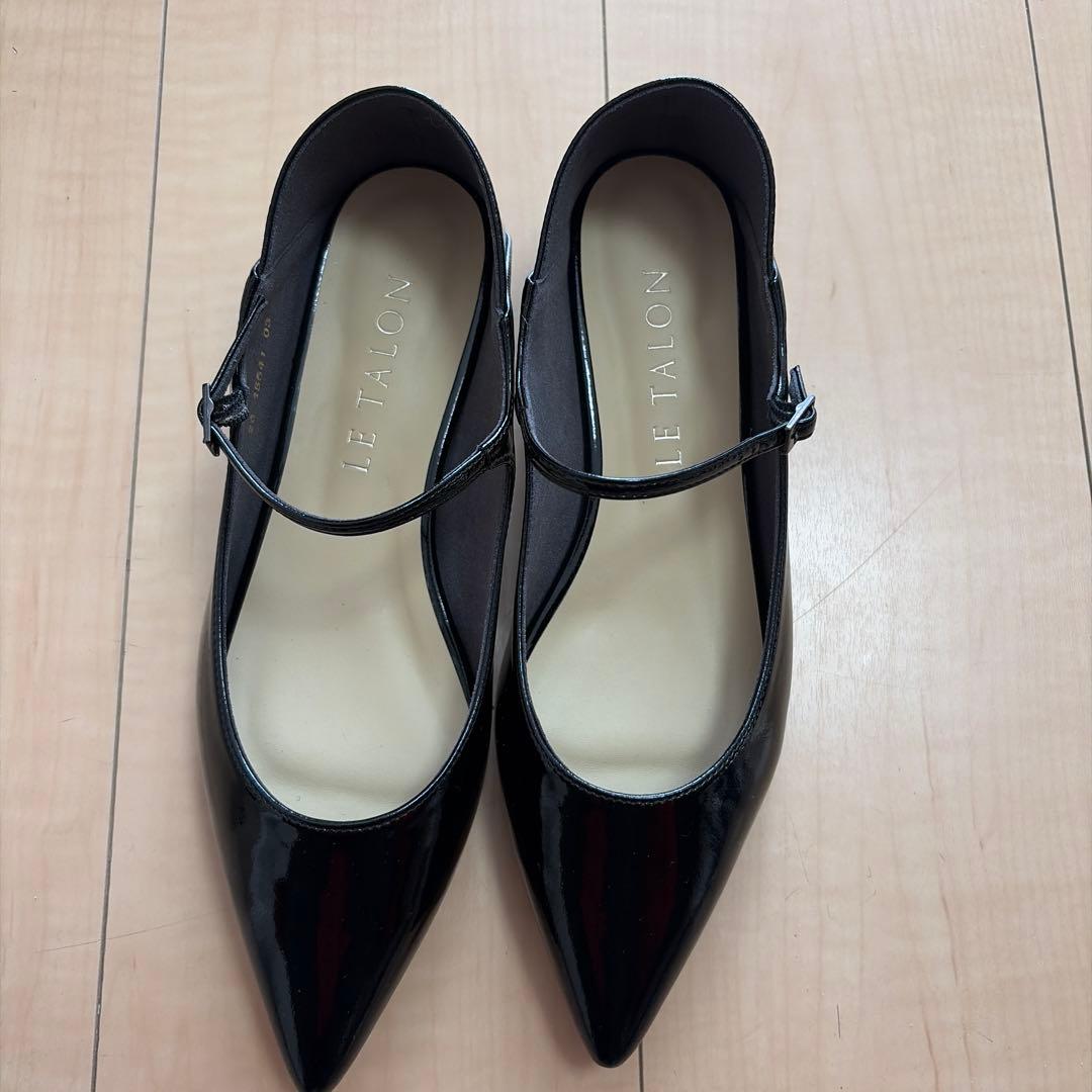 ルタロン　ポインテッドワンストラップフラット　24cm