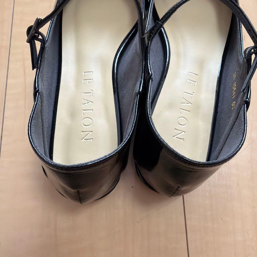 ルタロン　ポインテッドワンストラップフラット　24cm