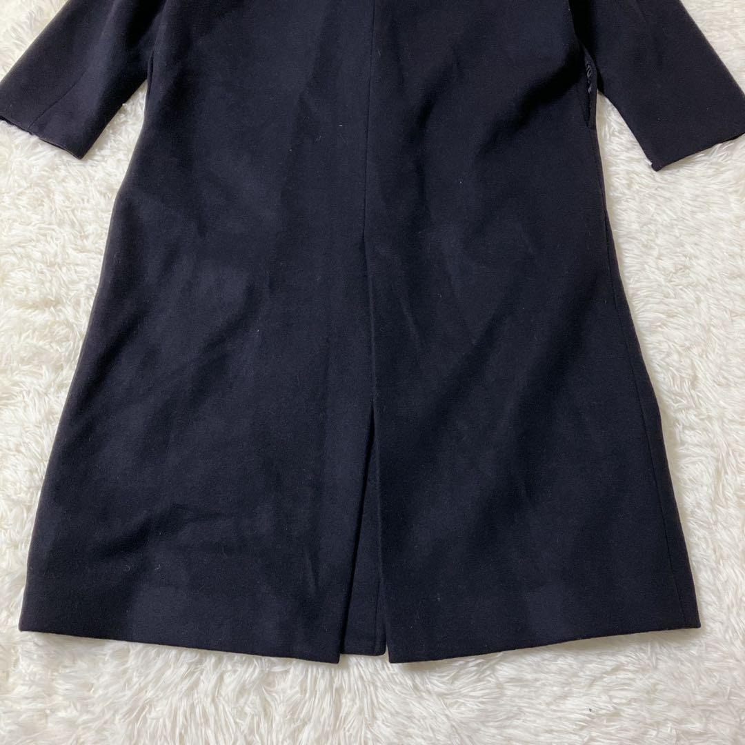 美品✨プルミエアロンディスモン×マンテコ ダブルチェスターコート ウール 36