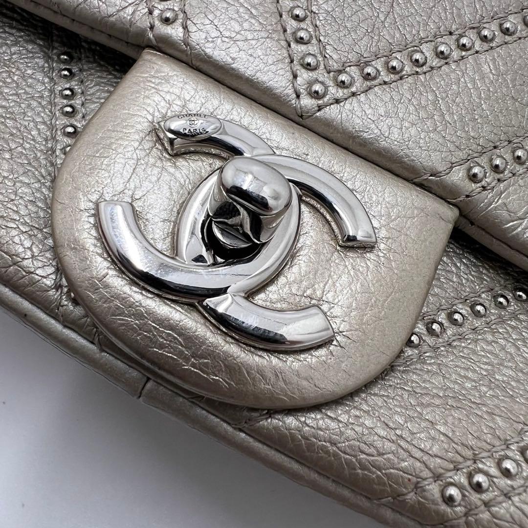 A*I様 CHANEL ショルダーバッグ Vステッチ (シェブロン) カーフ ゴ