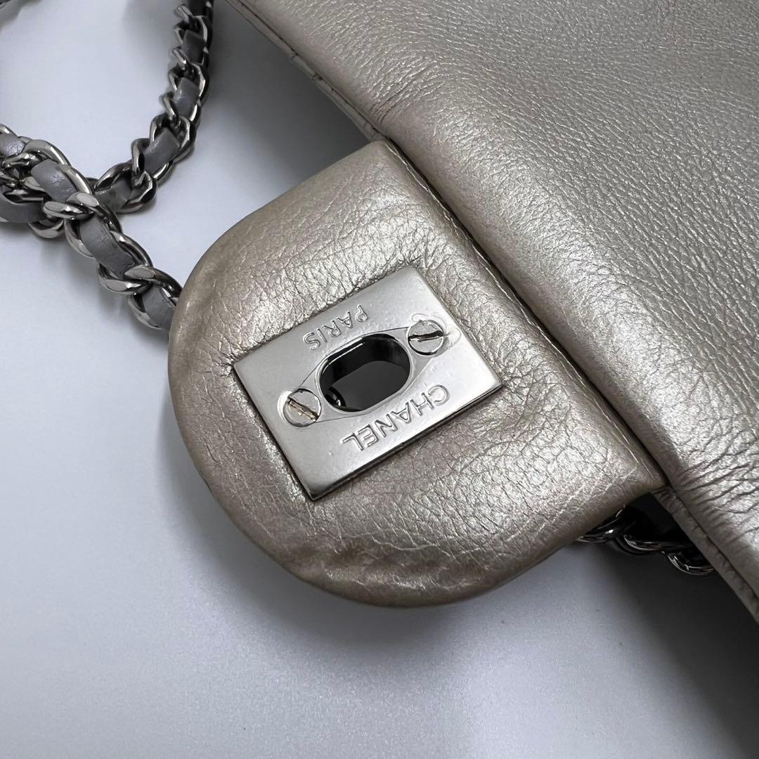 A*I様 CHANEL ショルダーバッグ Vステッチ (シェブロン) カーフ ゴ