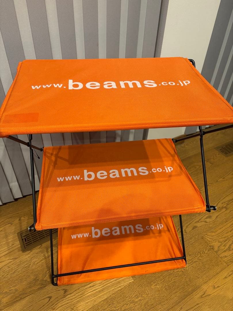 ビームス　フォールディングシェルフ　テーブル　キャンプ