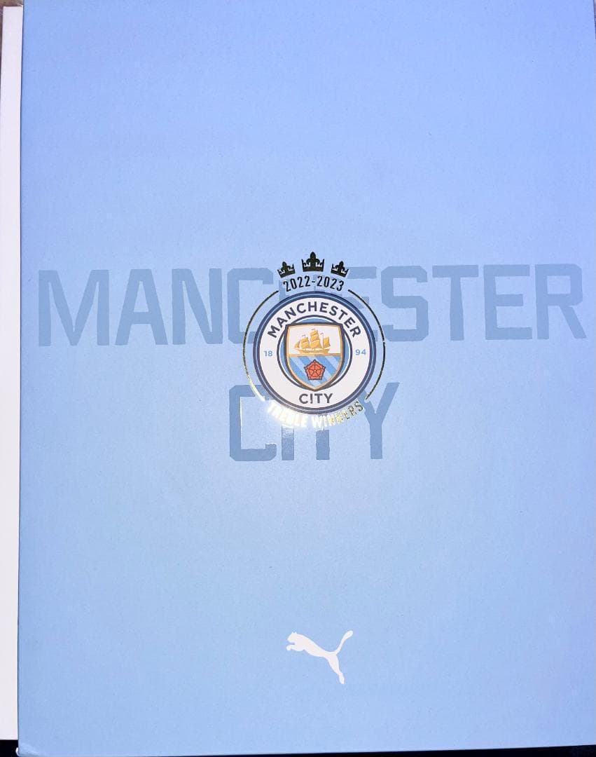XL マンチェスター シティ 22-23トレブル ウィナーズ 記念 ユニフォーム