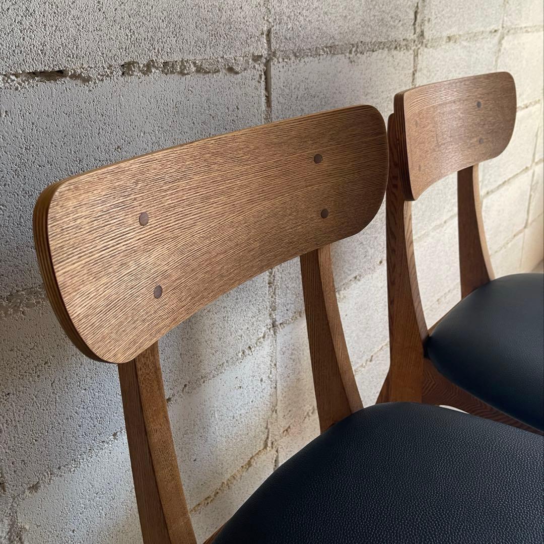 unico FIX フィックス　ダイニングチェア　2脚セット　北欧スタイル