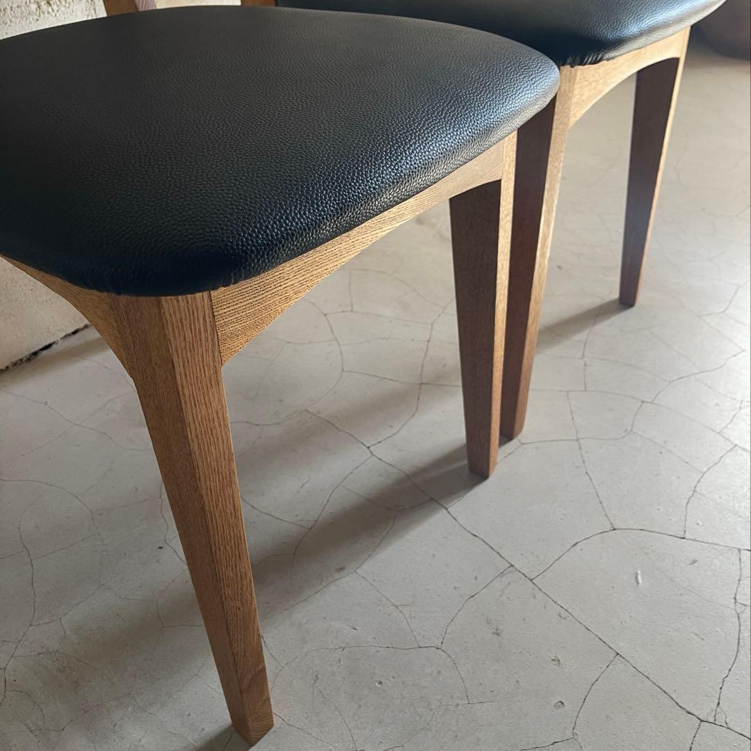 unico FIX フィックス　ダイニングチェア　2脚セット　北欧スタイル