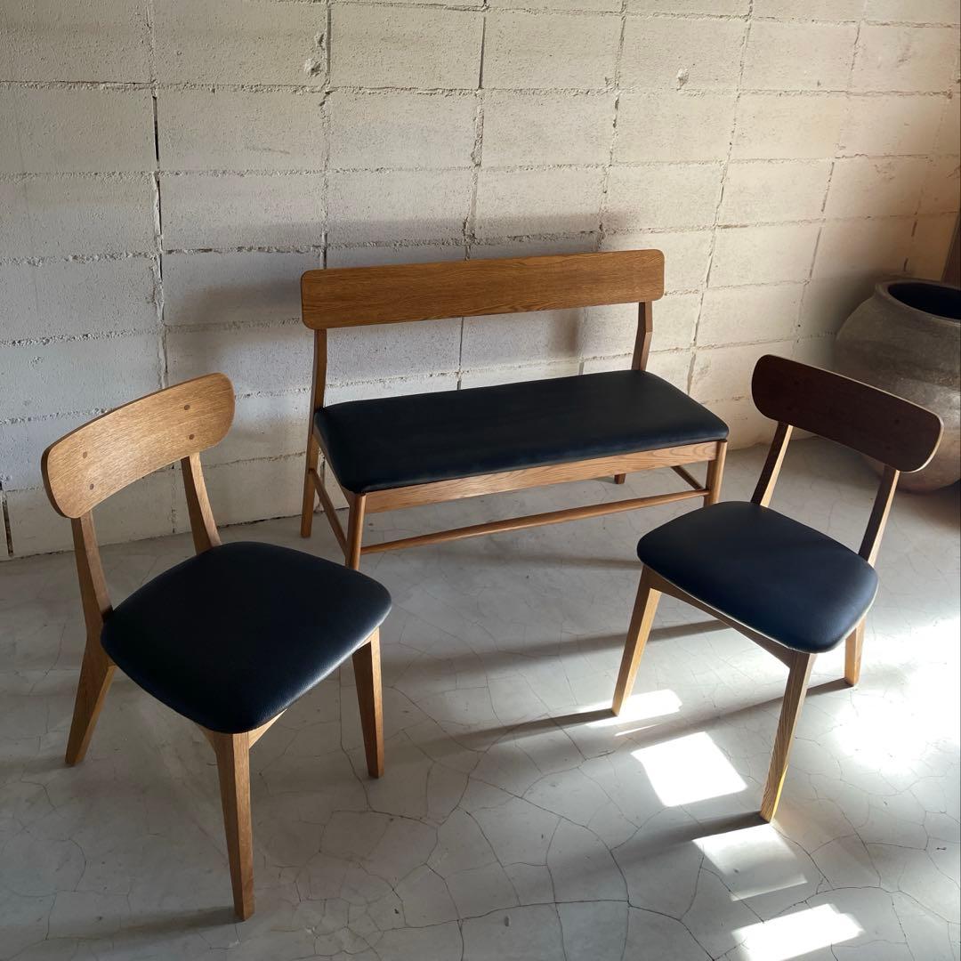 unico FIX フィックス　ダイニングチェア　2脚セット　北欧スタイル