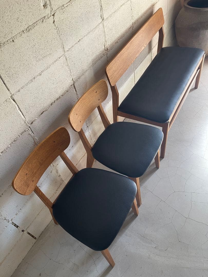 unico FIX フィックス　ダイニングチェア　2脚セット　北欧スタイル