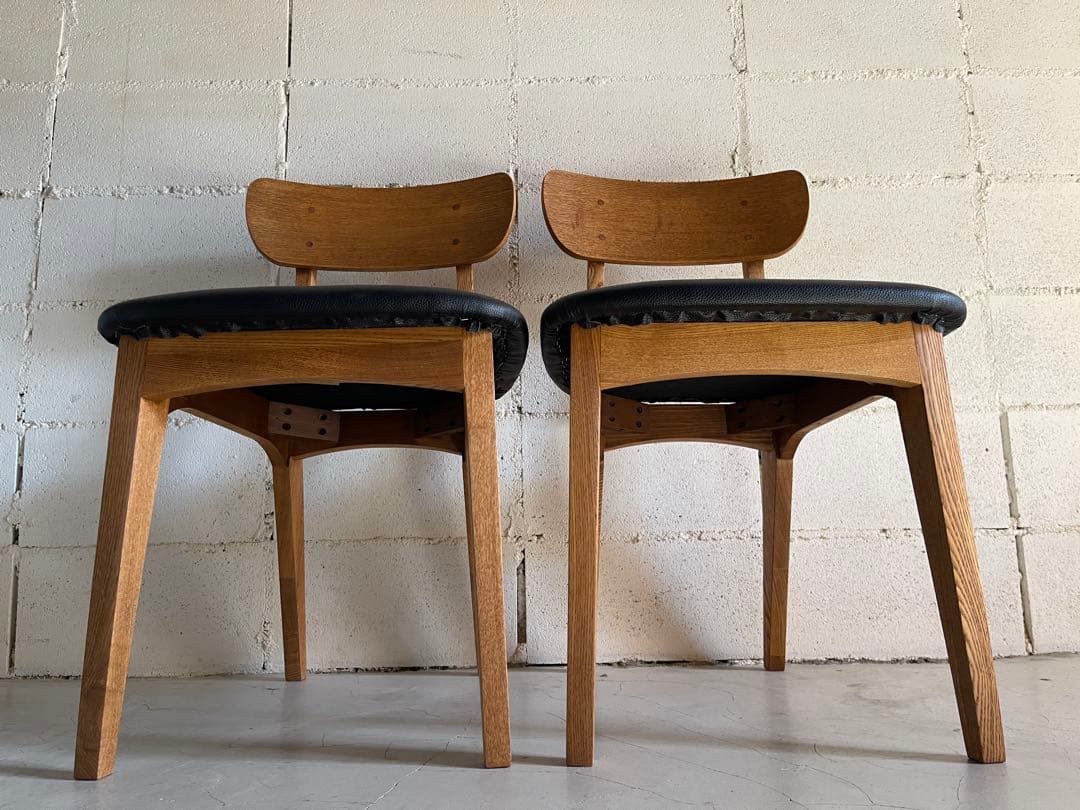 unico FIX フィックス　ダイニングチェア　2脚セット　北欧スタイル