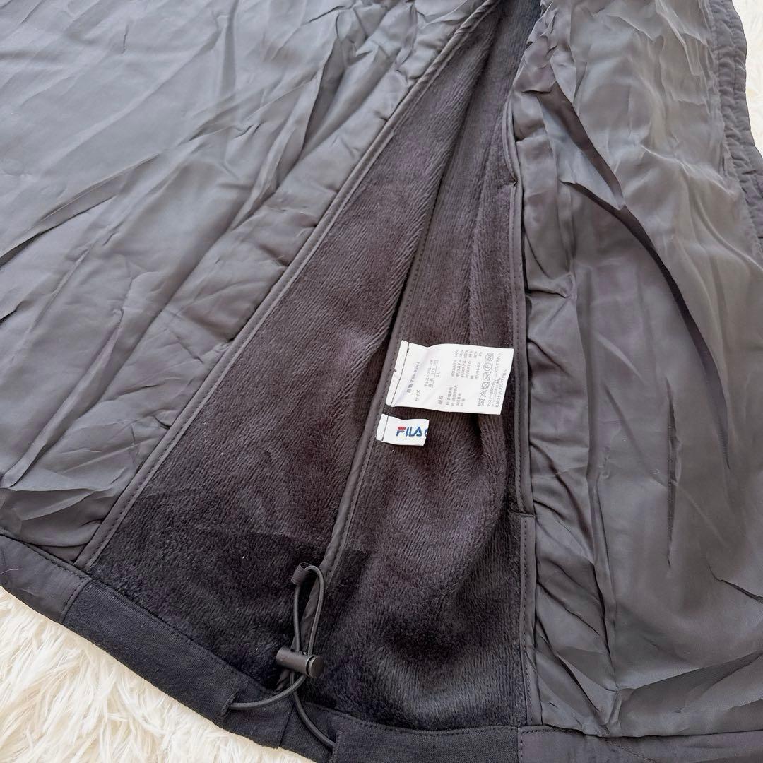 フィラゴルフ 切替 ブルゾン 中綿 ジャケット メンズ LLサイズ ブラック