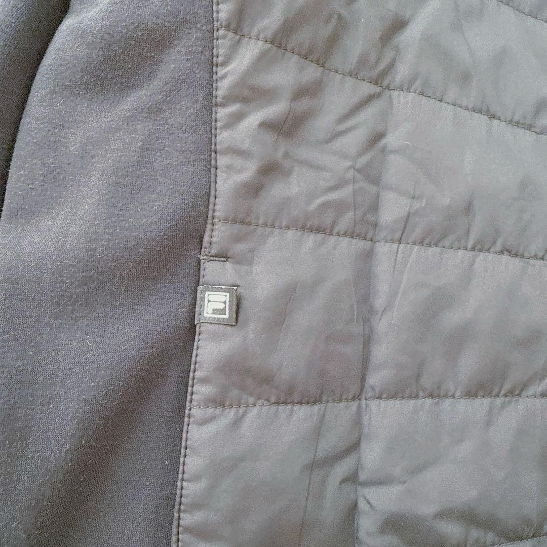 フィラゴルフ 切替 ブルゾン 中綿 ジャケット メンズ LLサイズ ブラック