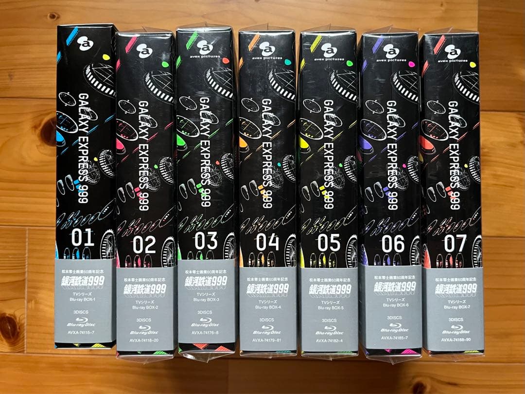 松本零士画業60周年記念銀河鉄道999テレビシリーズ Blu-rayBOX全7巻